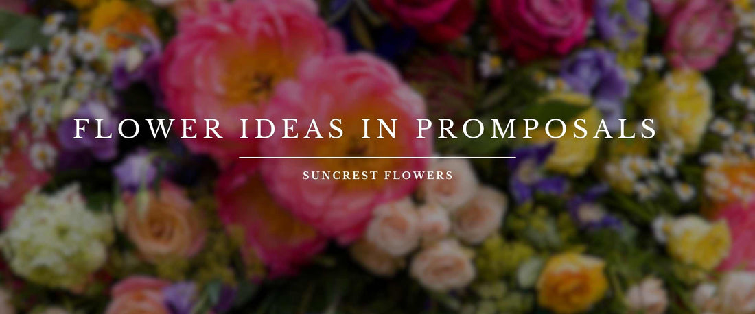 How to Incorporate Flowers into Your Promposal