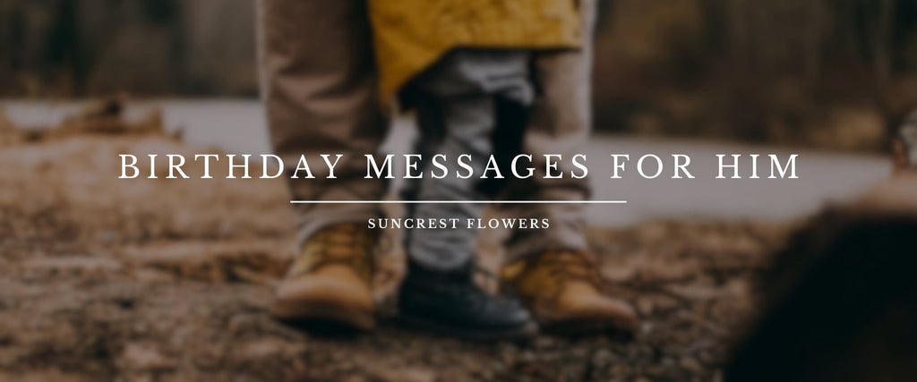 20 Heartfelt Birthday Messages for Him