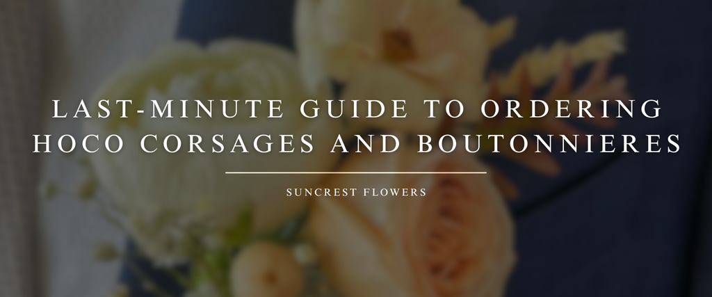 Last-Minute Guide to Ordering HOCO Corsages and Boutonnieres