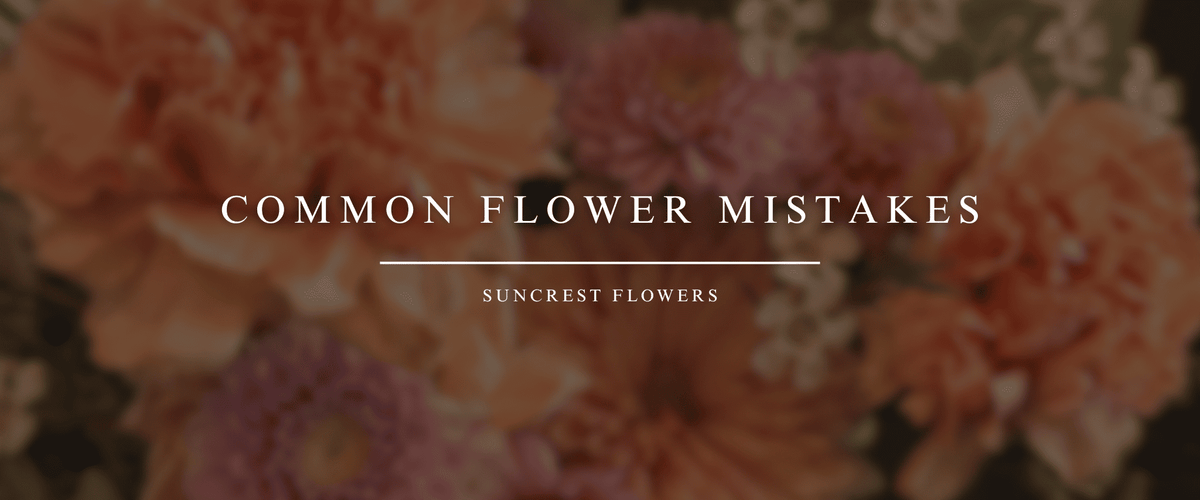 Common Flower Mistakes