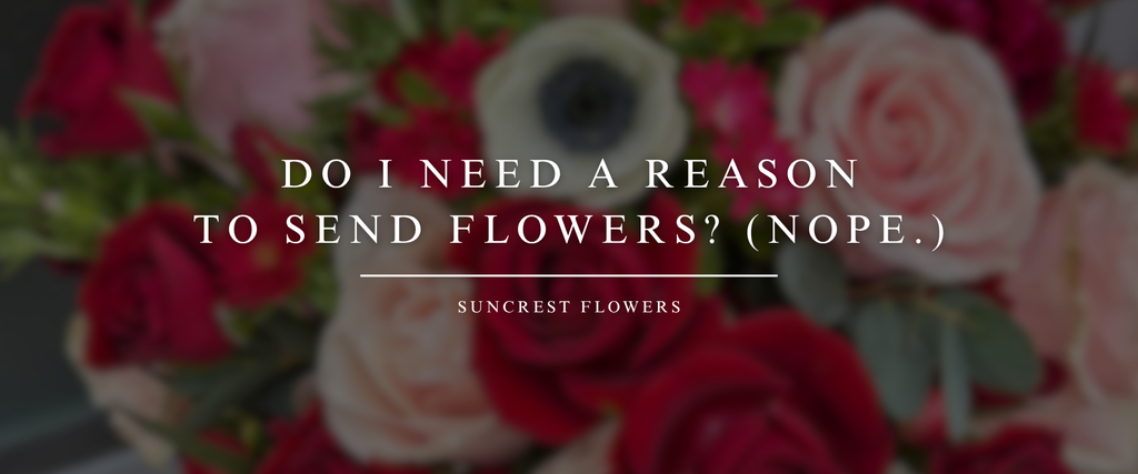 Do I Need a Reason to Send Flowers? (Nope.)