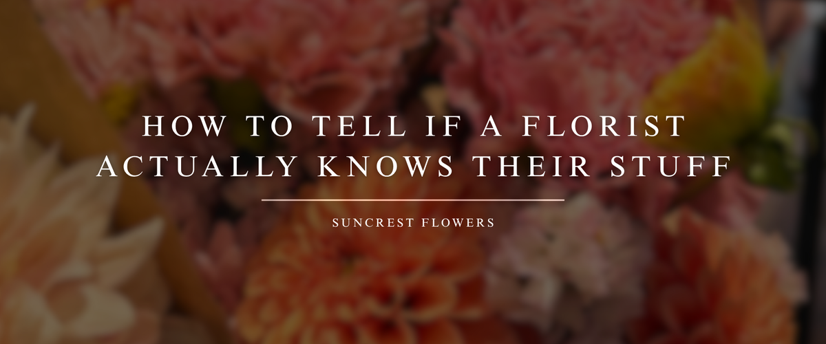 How to Tell if a Florist Actually Knows Their Stuff