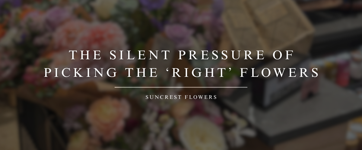The Silent Pressure of Picking the ‘Right’ Flowers