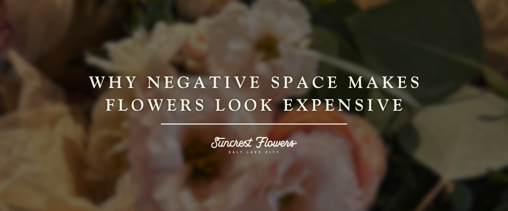 Why Negative Space Makes Flowers Look Expensive