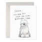 Sheepdog Belated Card