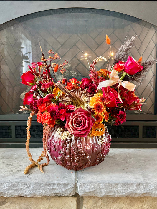 Floral Pumpkin